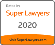 Rated by Super Lawyers 2020 | visit SuperLawyers.com